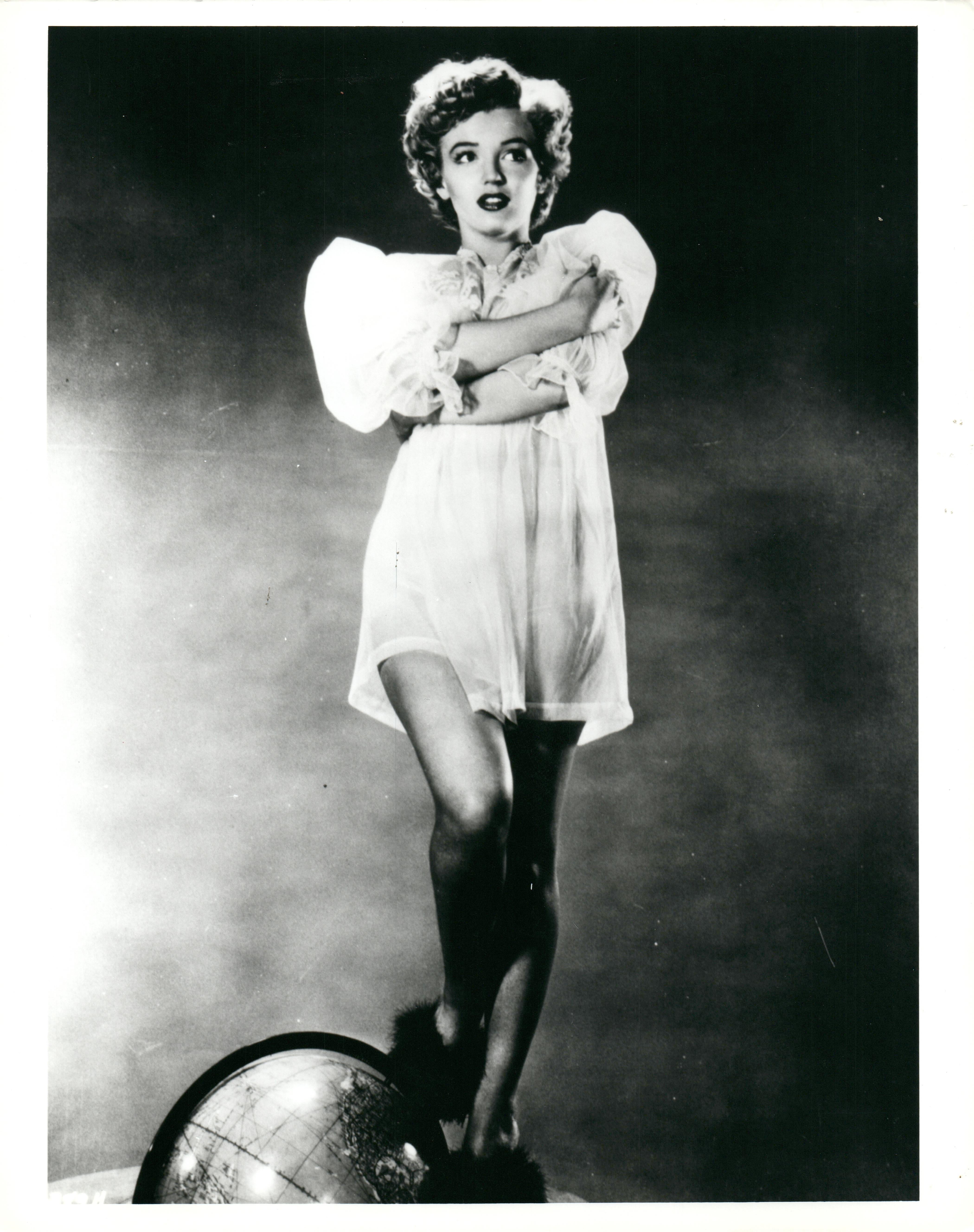 Frank Powolny Portrait Photograph – Young Marilyn Vintage Druckdruck, Vintage