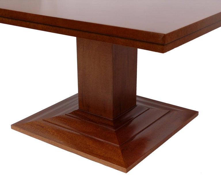 Frank Pollaro Custom Large Square Dining Table For Sale at 1stDibs