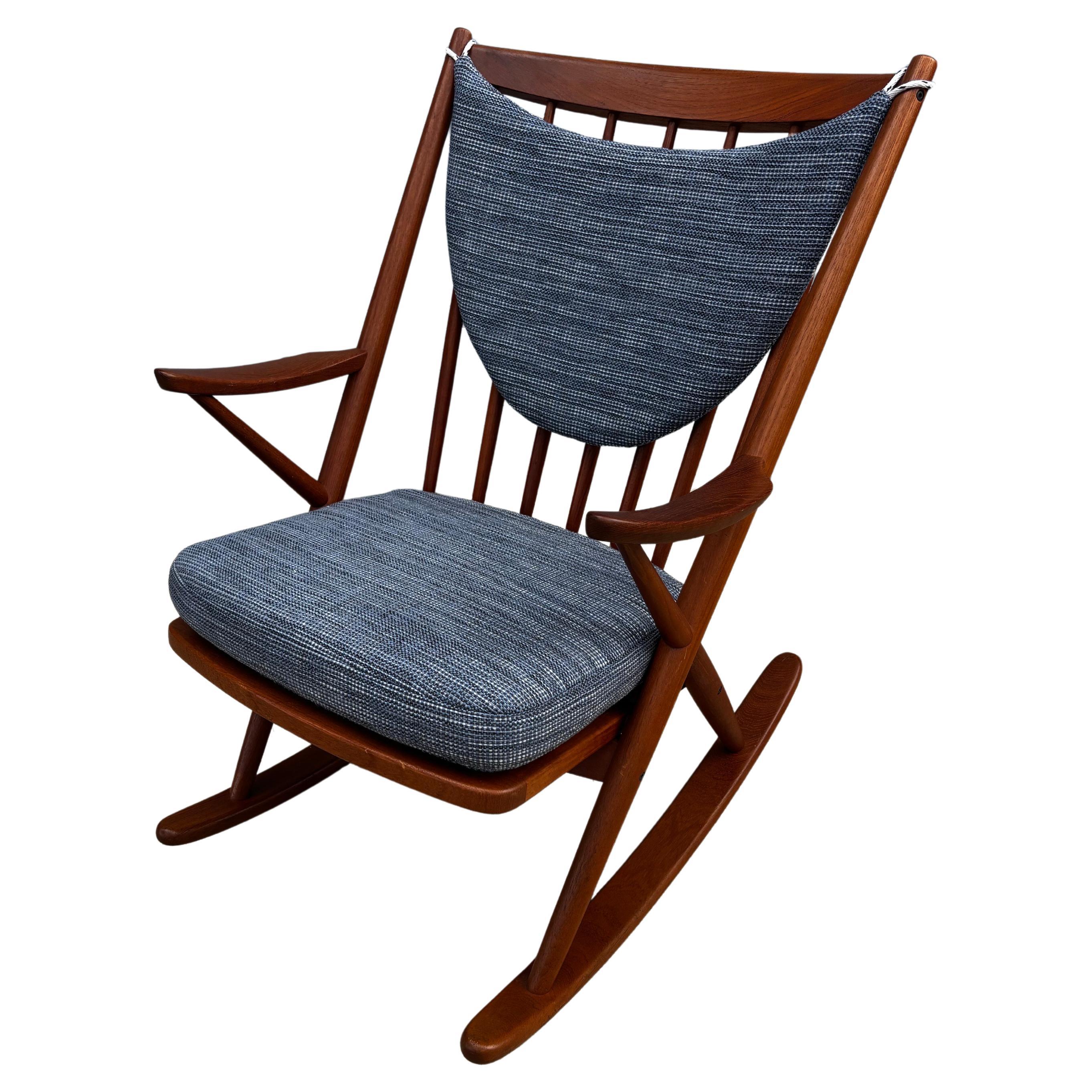 Frank Reenskaug Teakholz-Schaukelstuhl Model No. 182