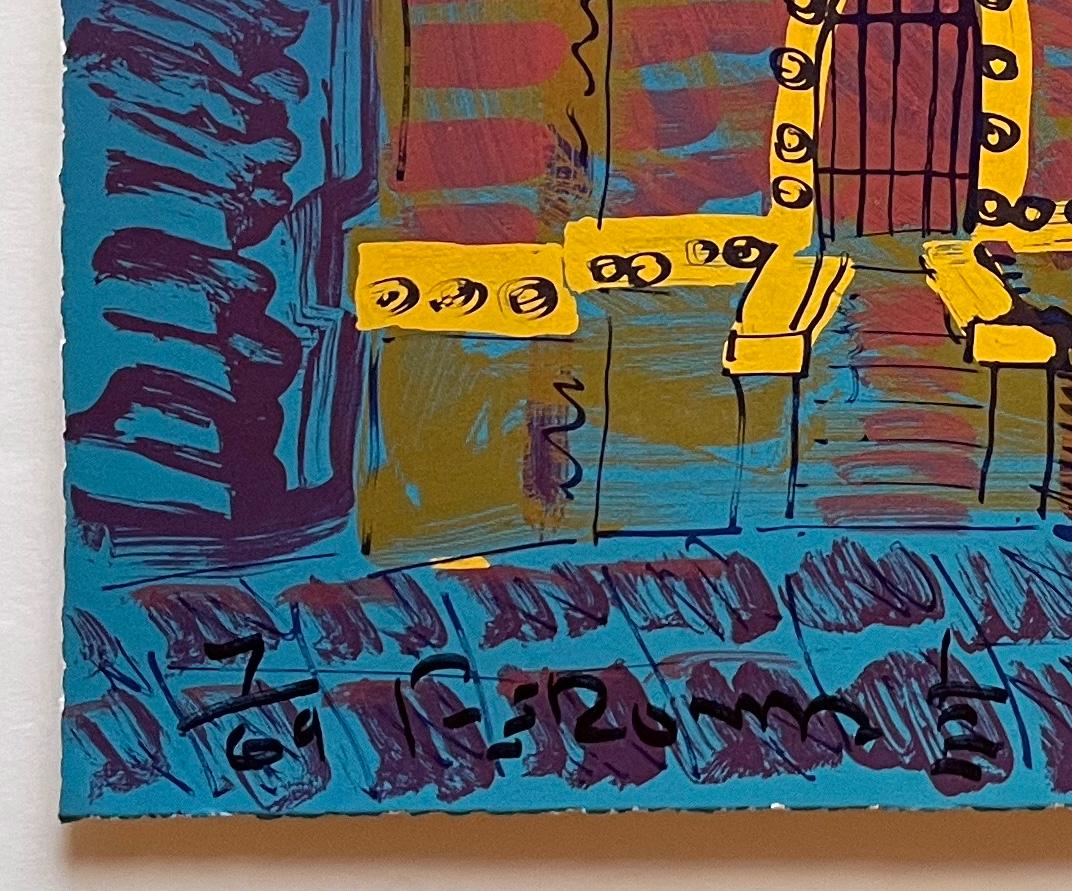 Breed Street Shul, by Frank Romero For Sale 2