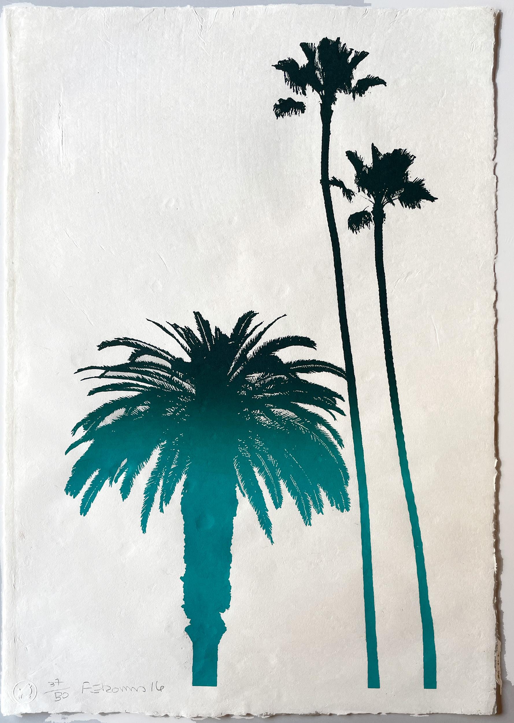Calirfornia Palms, by Frank Romero For Sale 1