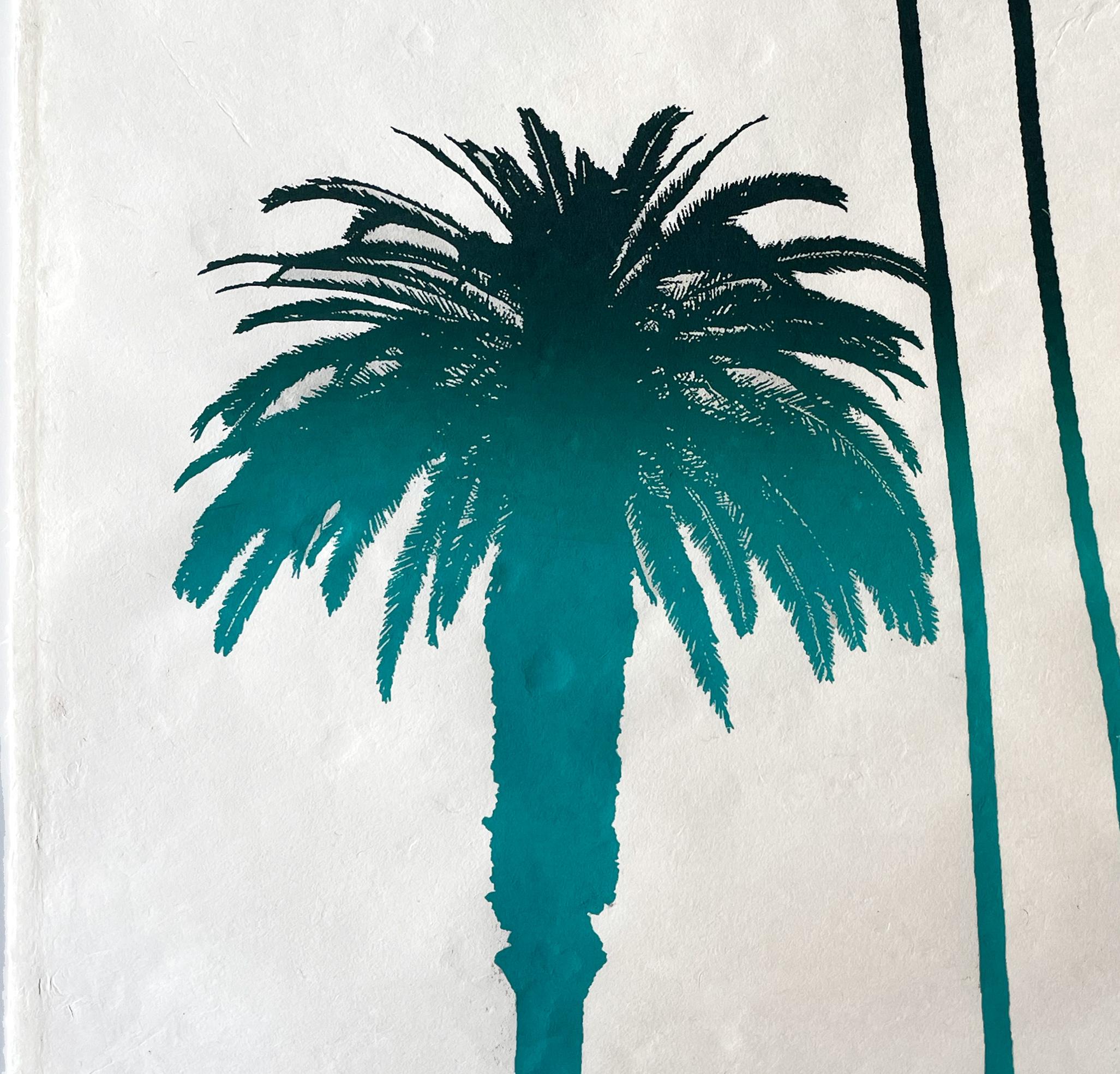 Frank Romero created this iconic serigraph of California palm trees. Signed and numbered by the artist.

Throughout his 40 year career as an artist, Frank Romero has been a dedicated member of the Los Angeles arts community. As a member of the 1970s