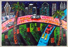 City at Night, by Frank Romero