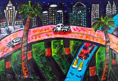 City at Night de Frank Romero