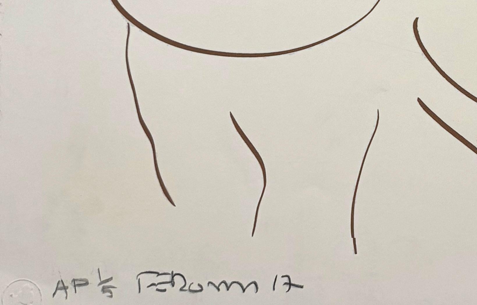 Desnudo, di Frank Romero in vendita 1