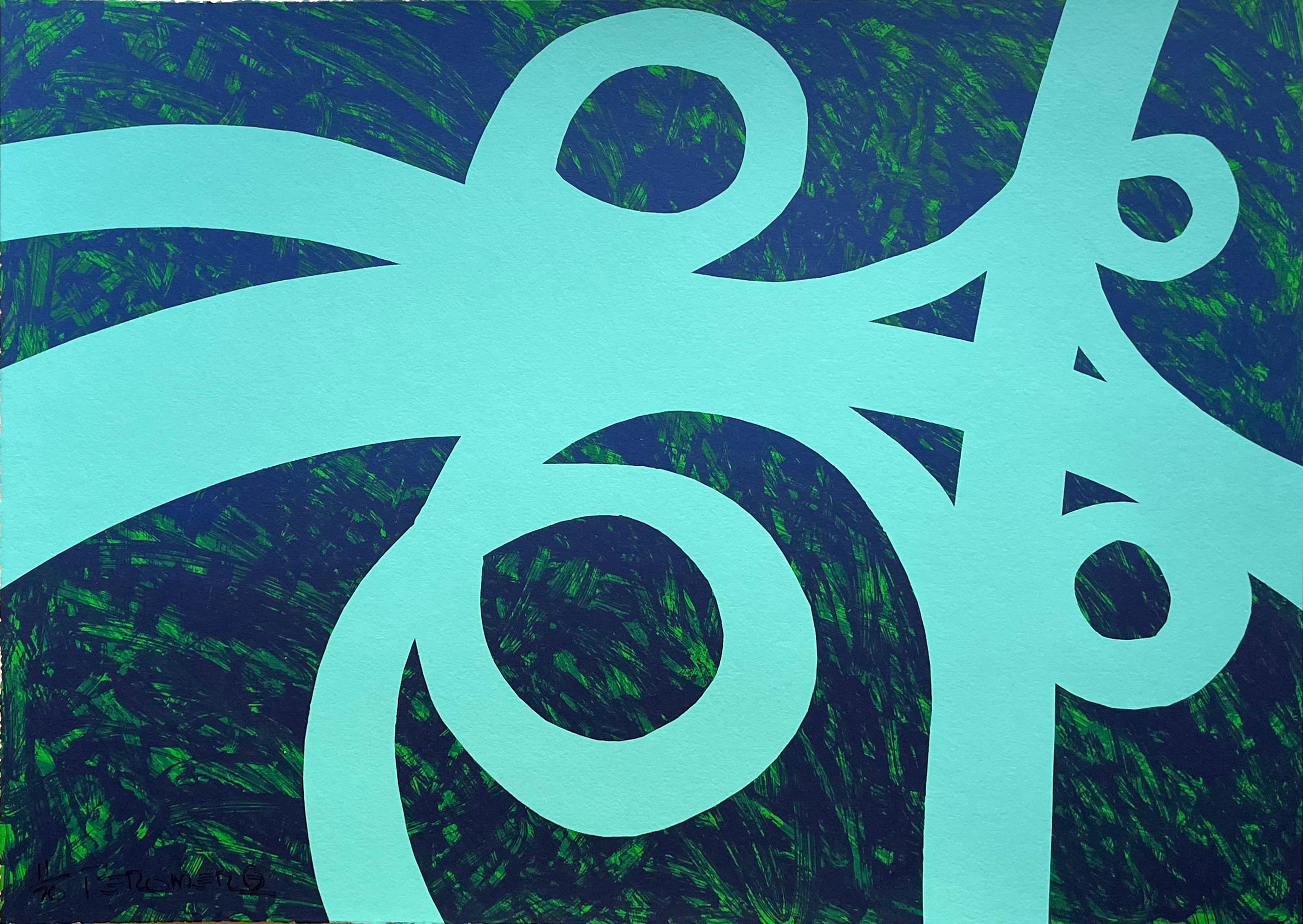 Freeways (11/70), serigrafia di Frank Romero