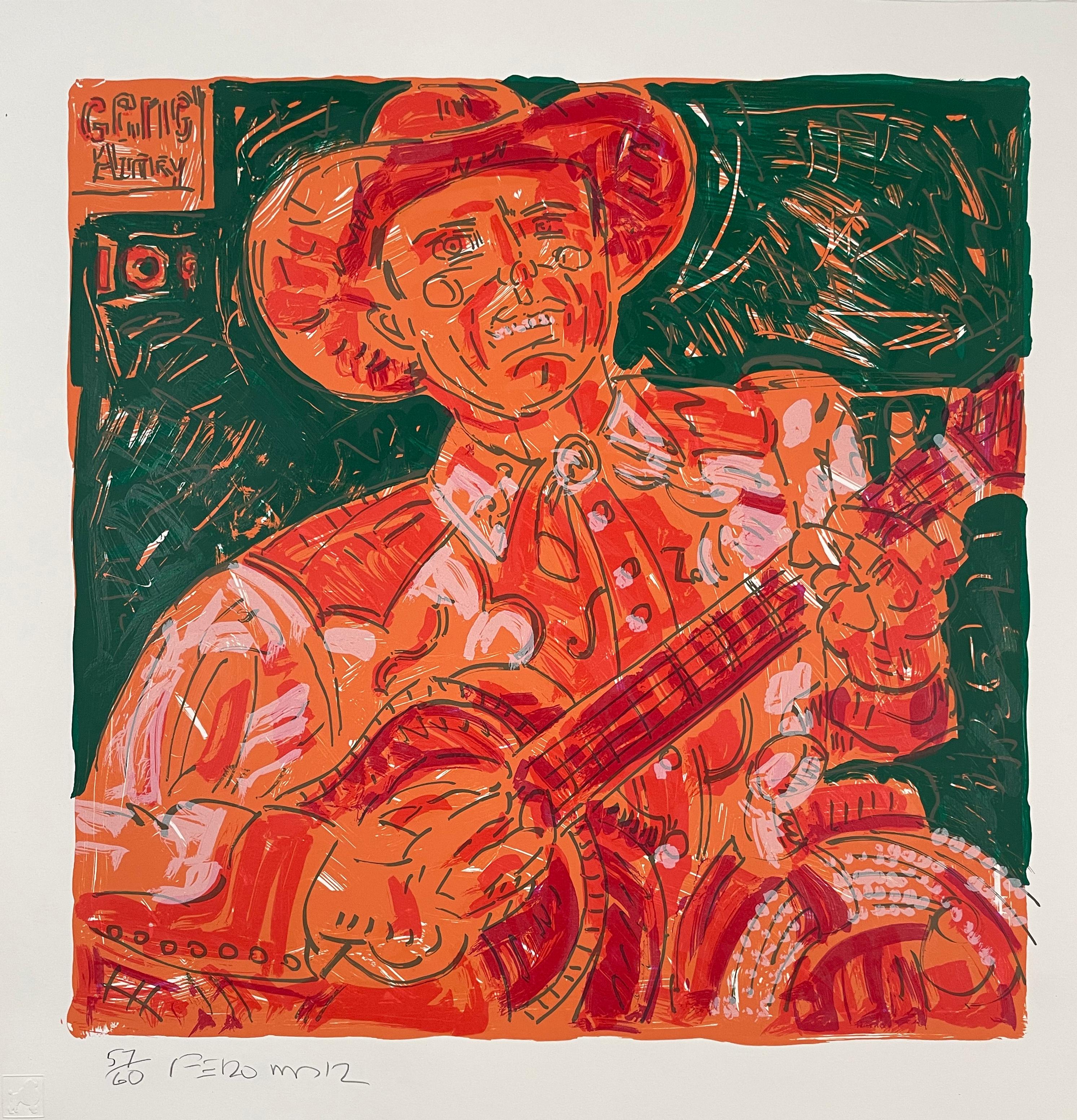 Gene Autry. by Frank Romero For Sale 1