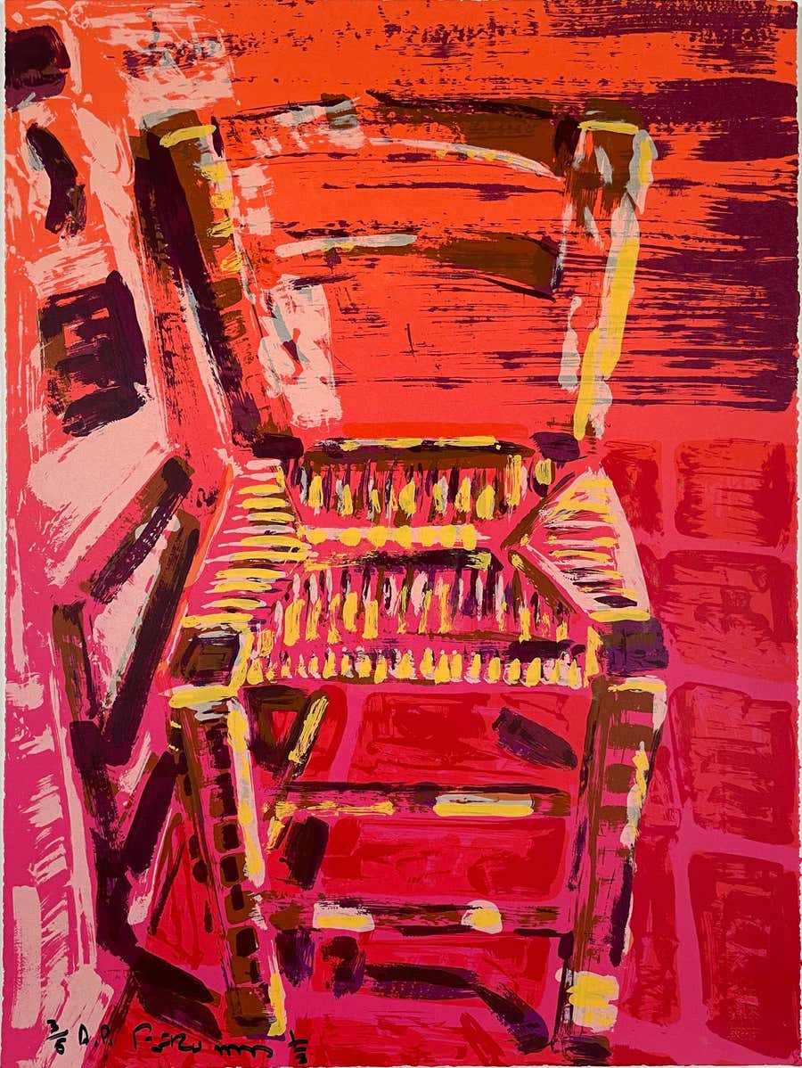 Red Chair, by Chicano artist Frank Romero