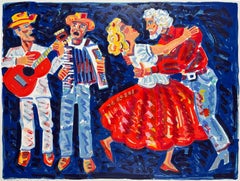 Selbstporträt mit Vikki Carr, von Frank Romero