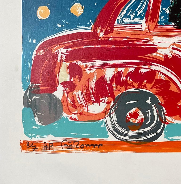 Frank Romero Starry Night, by Chicano artist Frank Romero For Sale at 1stDibs