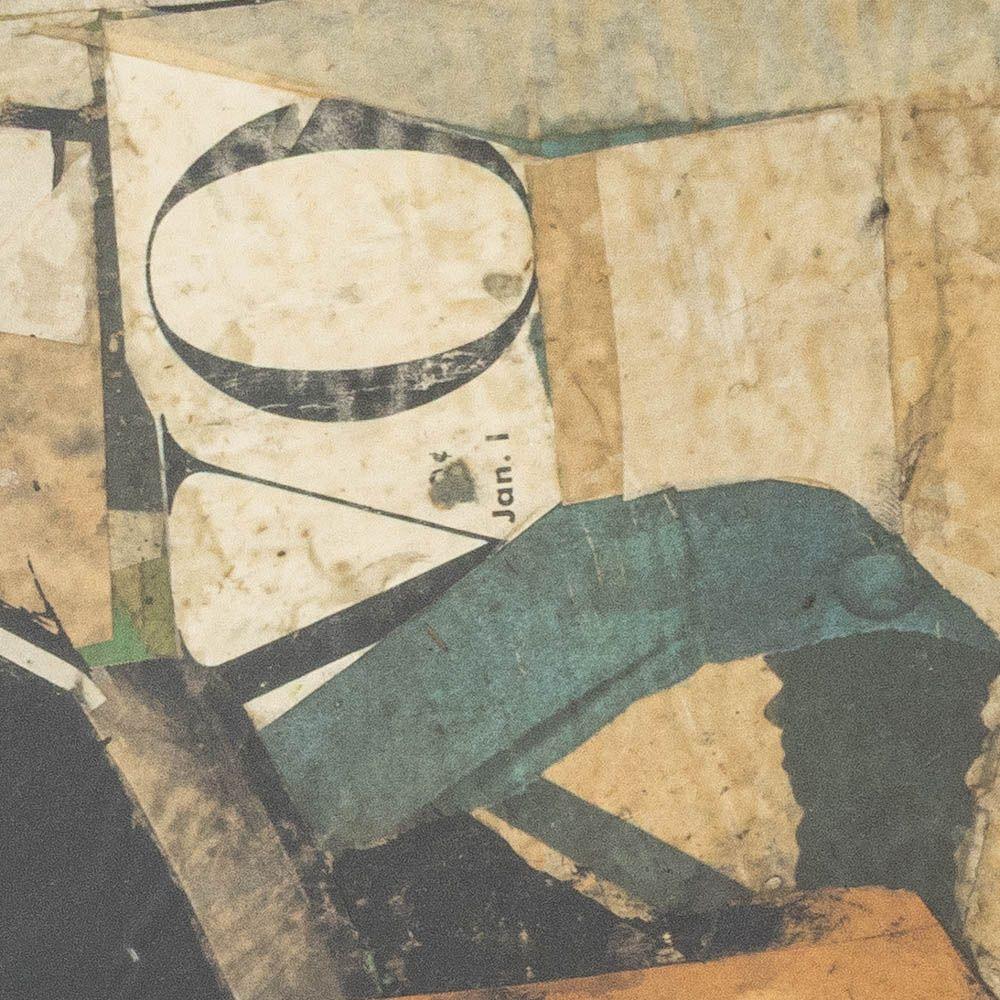 Composition abstraite - Après-guerre Painting par Frank Roth