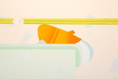 Abstract Composition I, Minimalist Abstract Screenprint by Frank Roth