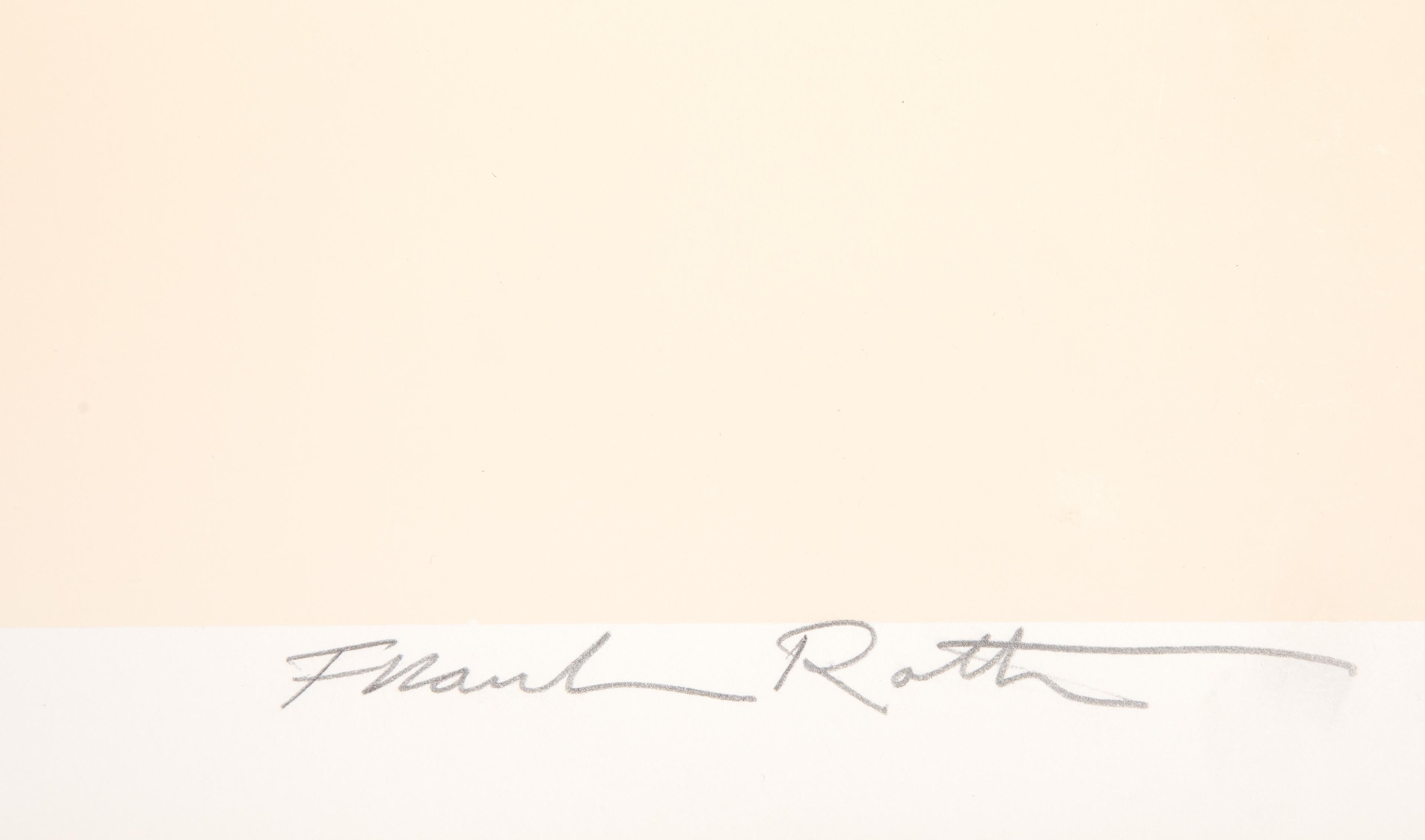 Abstract Composition I, Minimalist Abstract Screenprint by Frank Roth For Sale 3