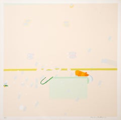 Abstract Composition I, Minimalist Abstract Screenprint by Frank Roth
