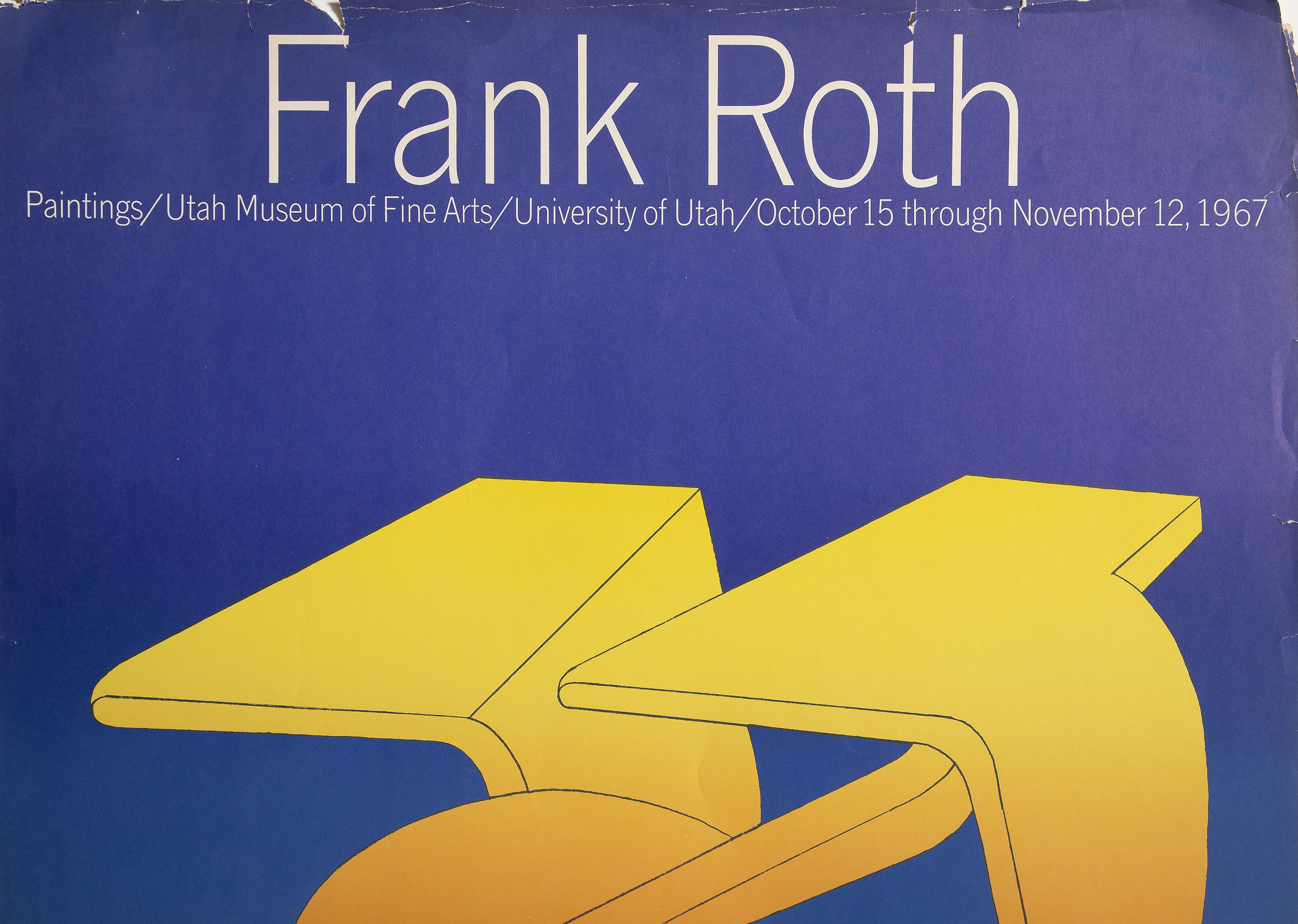 Pinturas/Museo de Bellas Artes de Utah, Cartel moderno de Frank Roth en venta 1