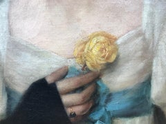 “Beauty with Yellow Rose”