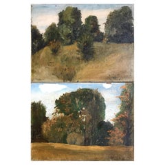 Frank S. Butler, Pair Autumnal Landscapes