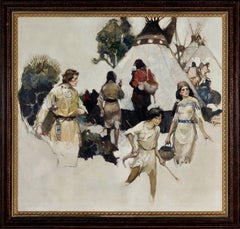 ""I Had Tried Several Times to Meet Dawn Woman" Story Illustration