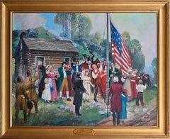 The First Flag Raising