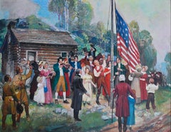 The First Flag Raising