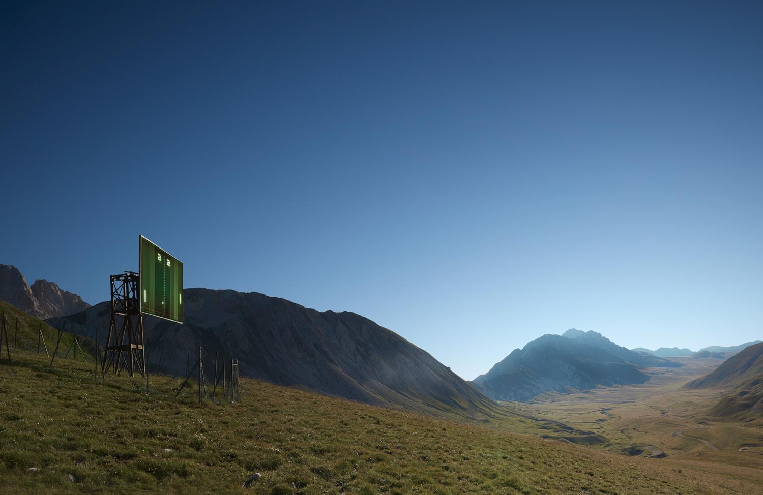 Frank Schott Abstract Photograph - ATARI Imperatore 2020 Photograph of Epic Landscape in Italy Abruzzo