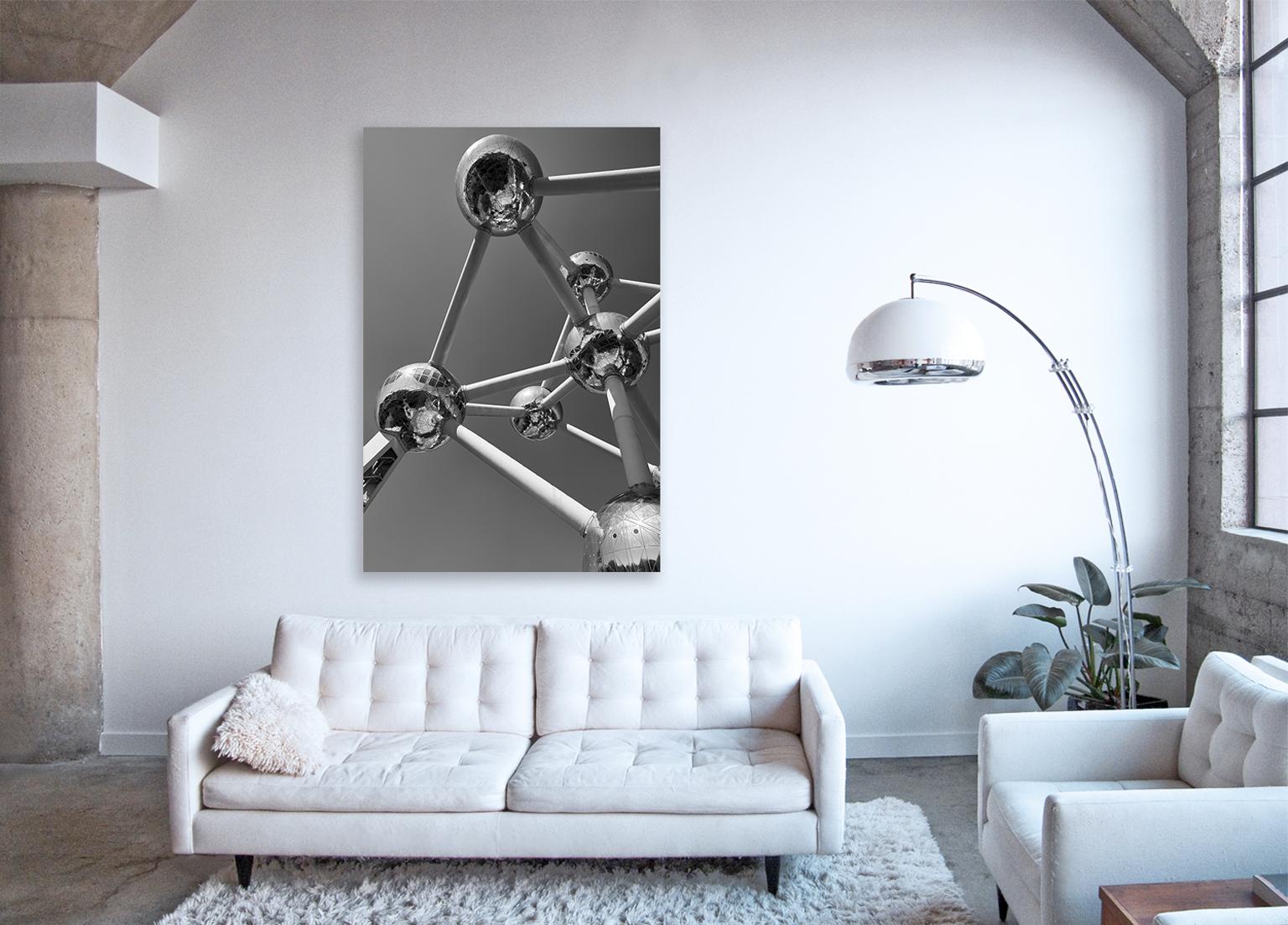 Atomium - large scale photograph of the iconic modernist architectural landmark - Photograph by Frank Schott