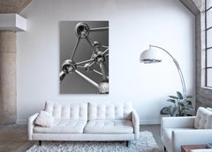 Atomium, photographie à grande échelle de l'emblématique monument architectural moderniste