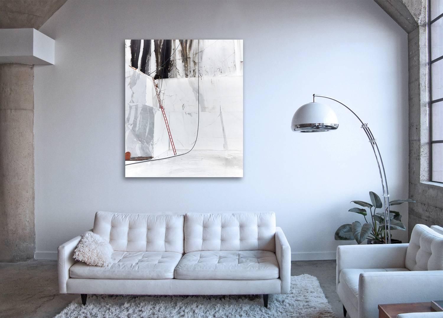 Carrara II (framed) - large format photograph of iconic Italian marble quarry - Photograph by Frank Schott