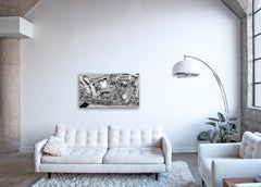 Chopper 2003 - large format photograph of iconic Harley Davidson chrome details