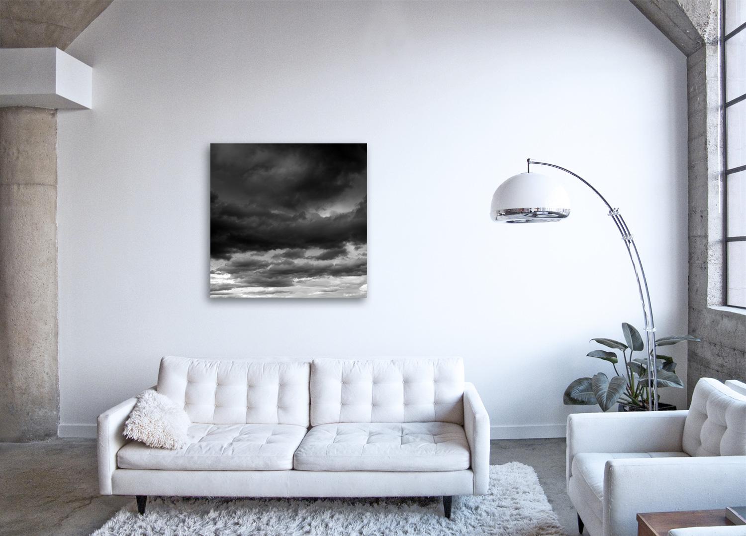 Cloud Study III - large format photograph of dramatic cloudscape sky - Photograph by Frank Schott