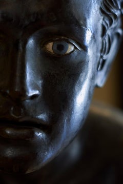 Corridore - photograph of cascading fashion details of antique sculpture