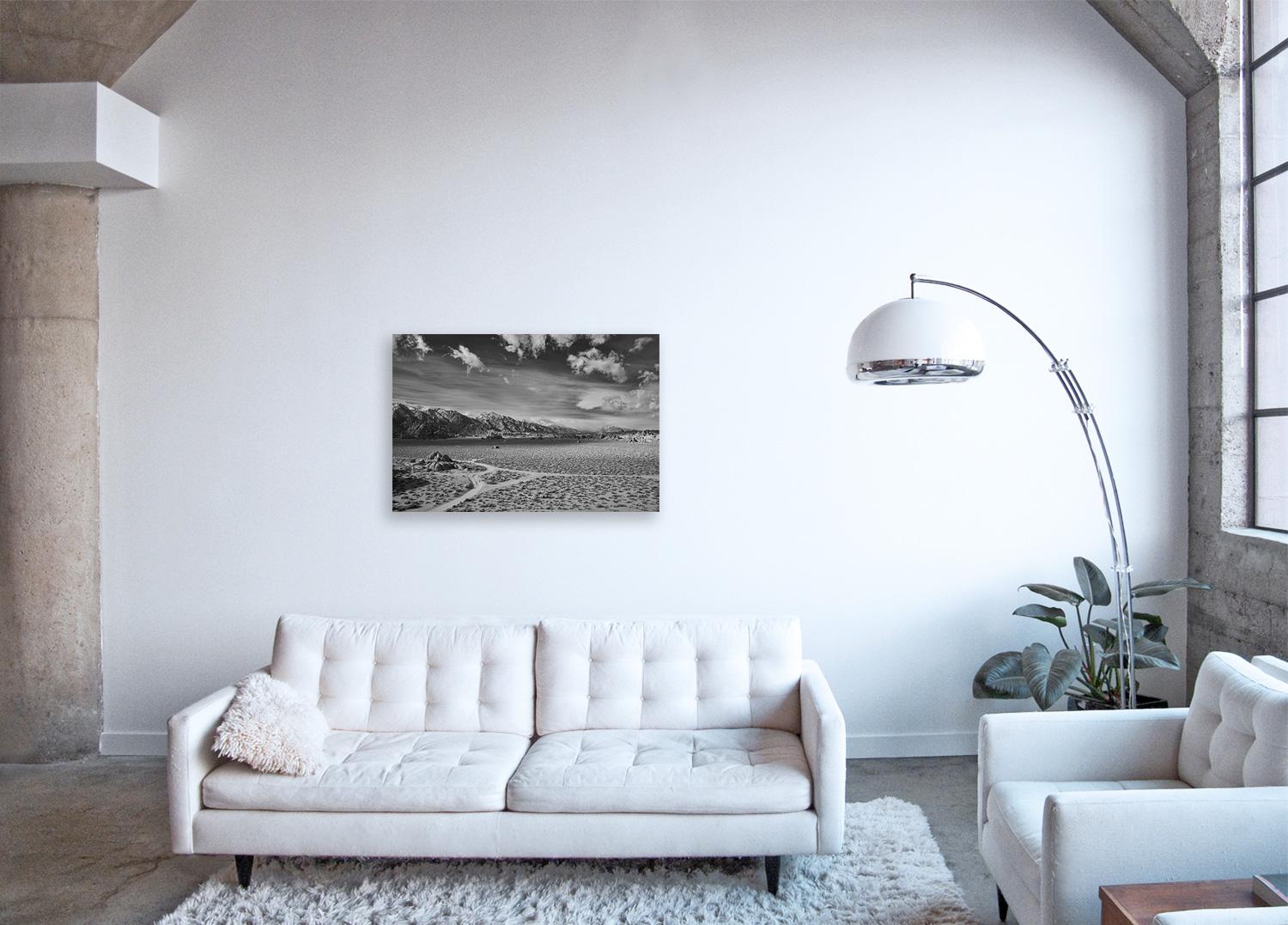 Desert Crossing - large scale photograph of dramatic desert landscape - Contemporary Photograph by Frank Schott