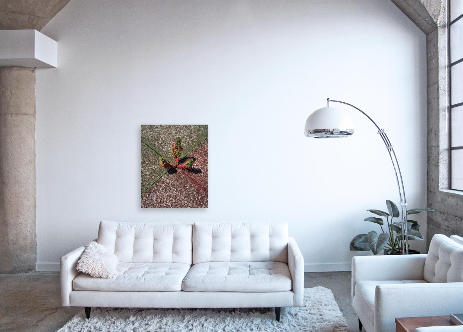 Found Object B - osservazione di grande formato di vignette urbane astratte a colori - Still-Life Print Marrone di Frank Schott