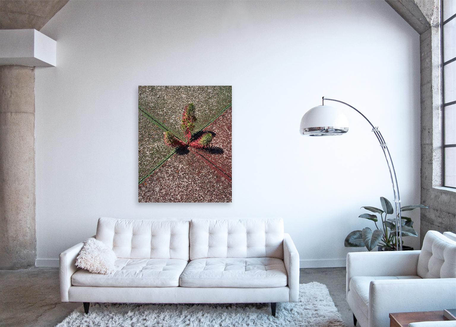 Found Object B - osservazione di grande formato di vignette urbane astratte a colori in vendita 2