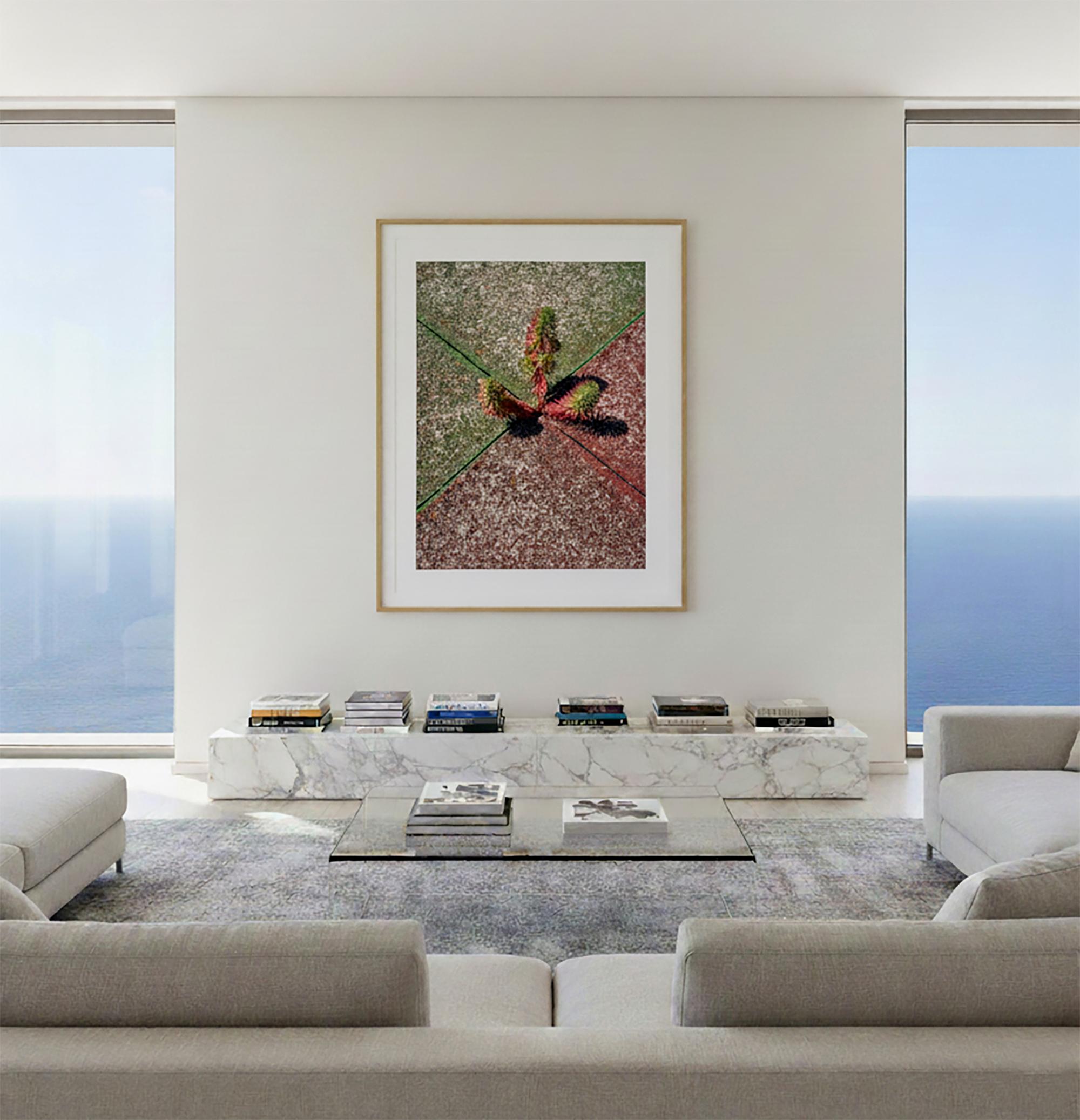 Found Object B - osservazione di grande formato di vignette urbane astratte a colori in vendita 3