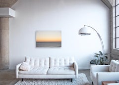 Morning Glow - fotografia di grande formato della superficie dell'acqua e dell'orizzonte della California