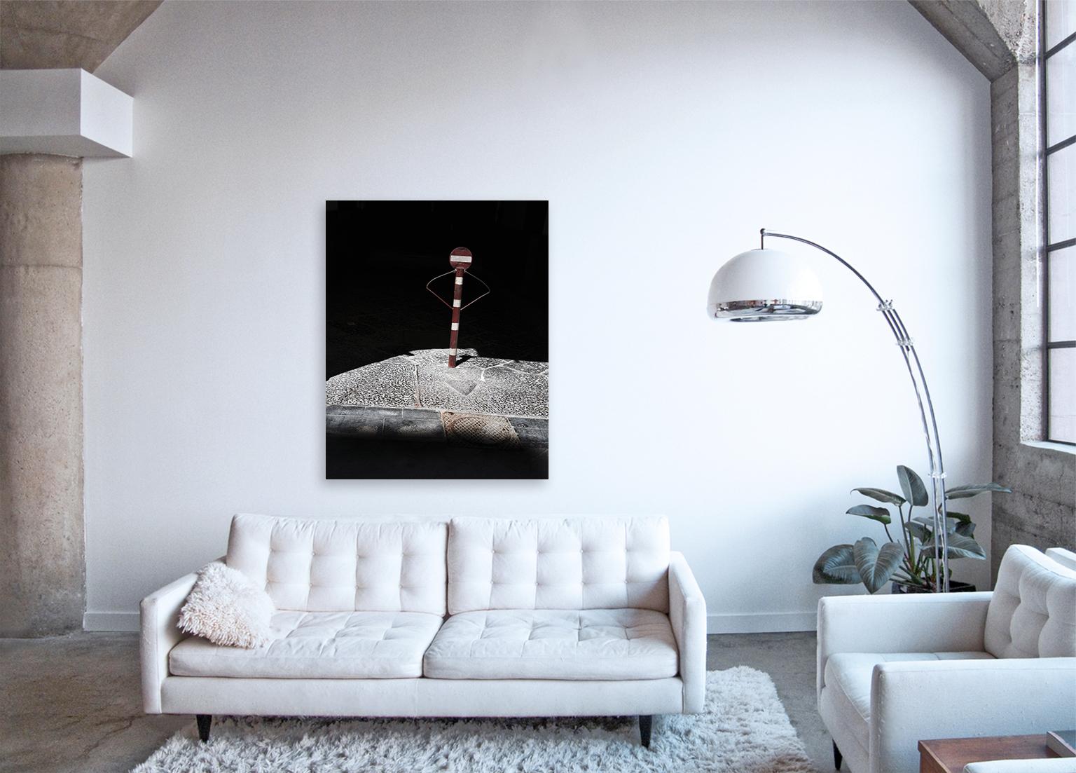 Napoli My Way - large format still life observation of iconic Italian signage - Black Color Photograph by Frank Schott