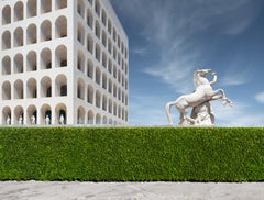 Used Colosseo Quadrato - iconic neoclassical architectural elements in Rome