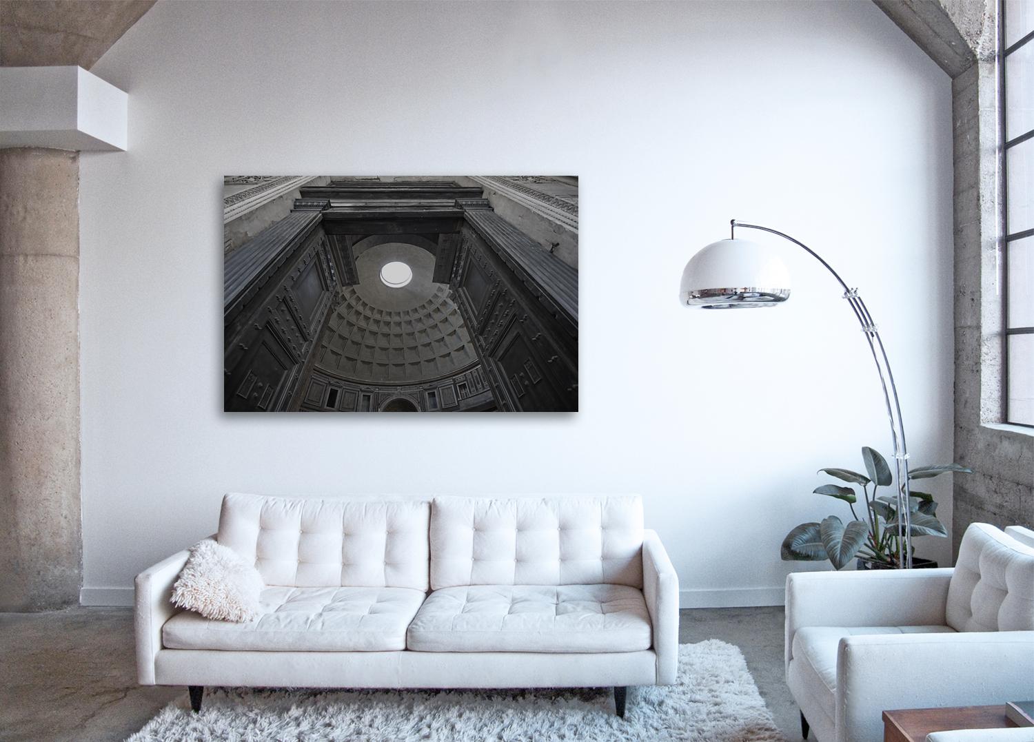 Pantheon (Rome) - large scale photograph of iconic architectural elements - Photograph by Frank Schott