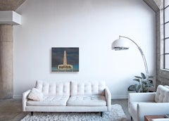 Stardust - Großformatfotografie des Marfa-Schilds und des Horizon