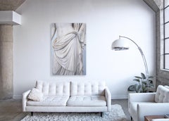 Venere - fotografia di dettagli di moda a cascata di una scultura antica