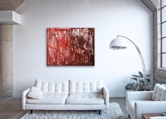 Wallscape II - großformatige abstrakte Fotografie einer rostigen Texturoberfläche