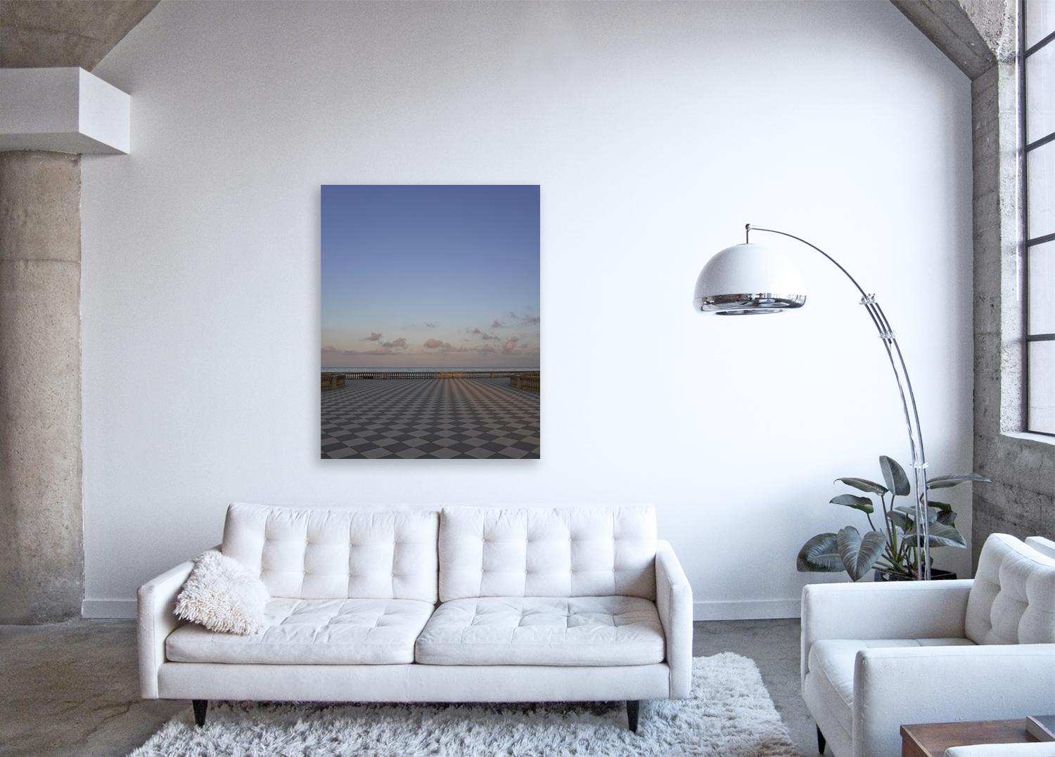 Mare (Mascagni) - large scale photograph of abstract Italian sky in Mascagni - Contemporary Photograph by Frank Schott
