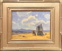 Il pittore plein air Frank Serrano Pittura di paesaggio