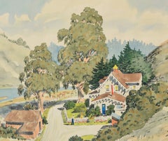 Country Farm Landscape by Frank J. Serratoni