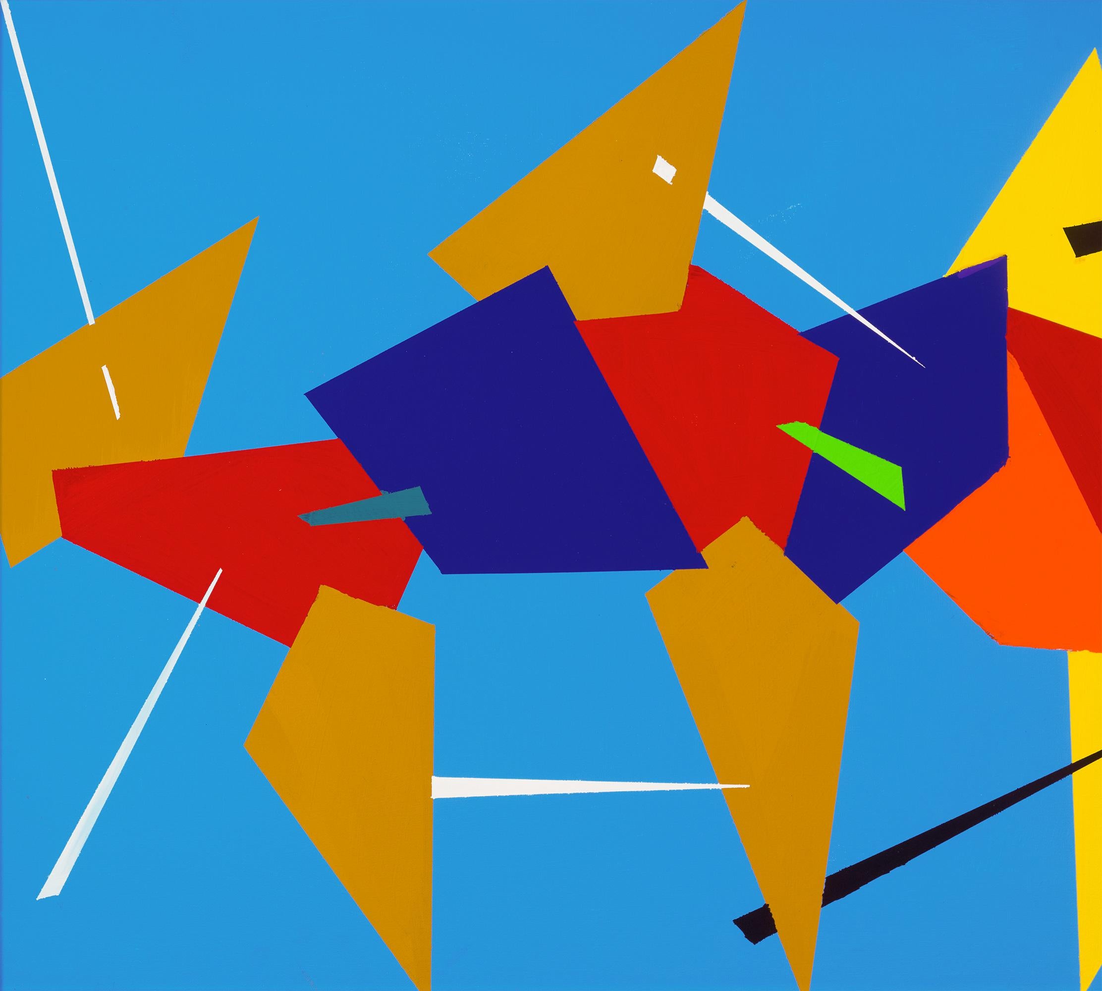 Blue Abstract by Frank Sinatra For Sale 2