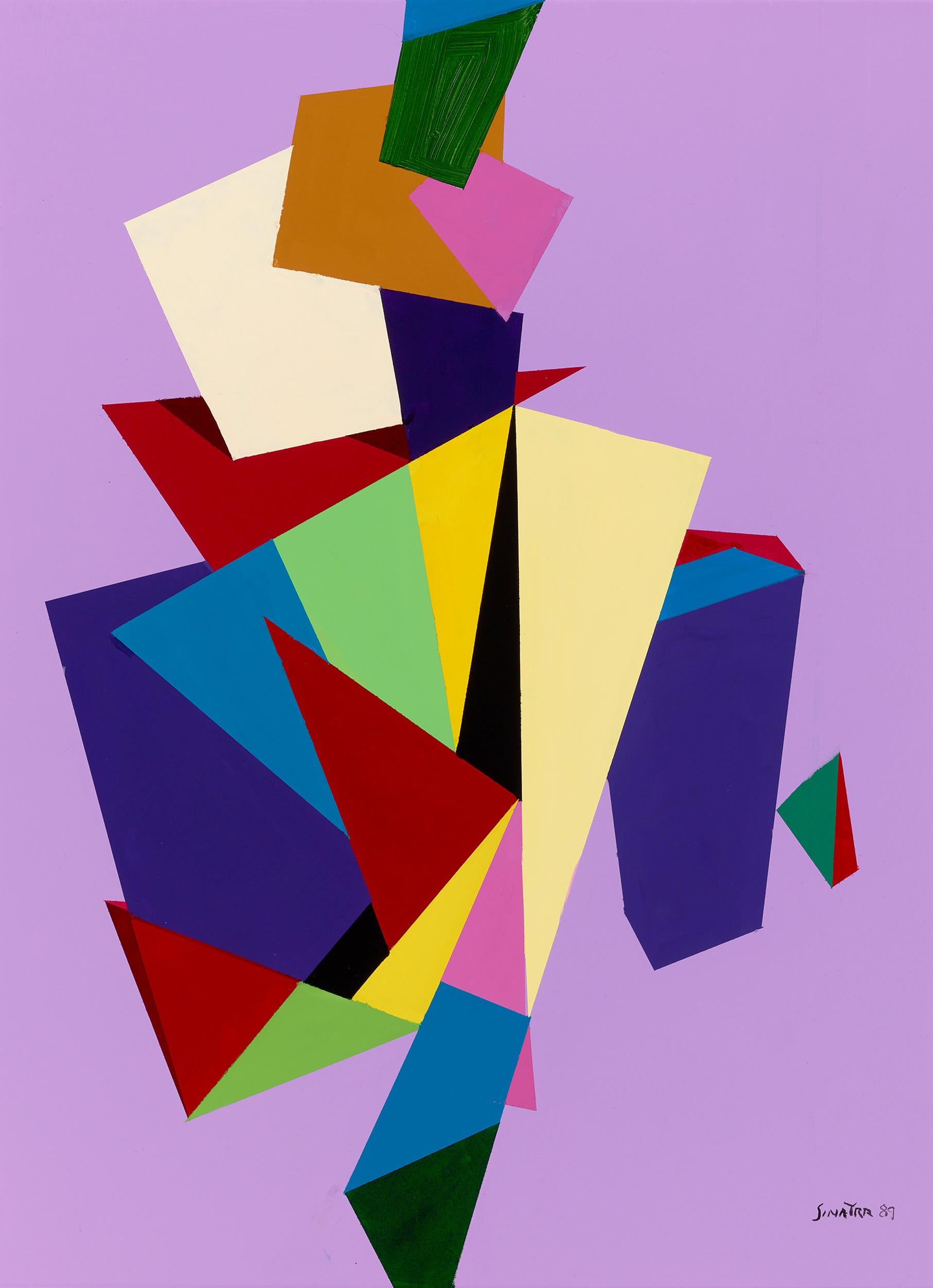Lila Abstrakt von Frank Sinatra