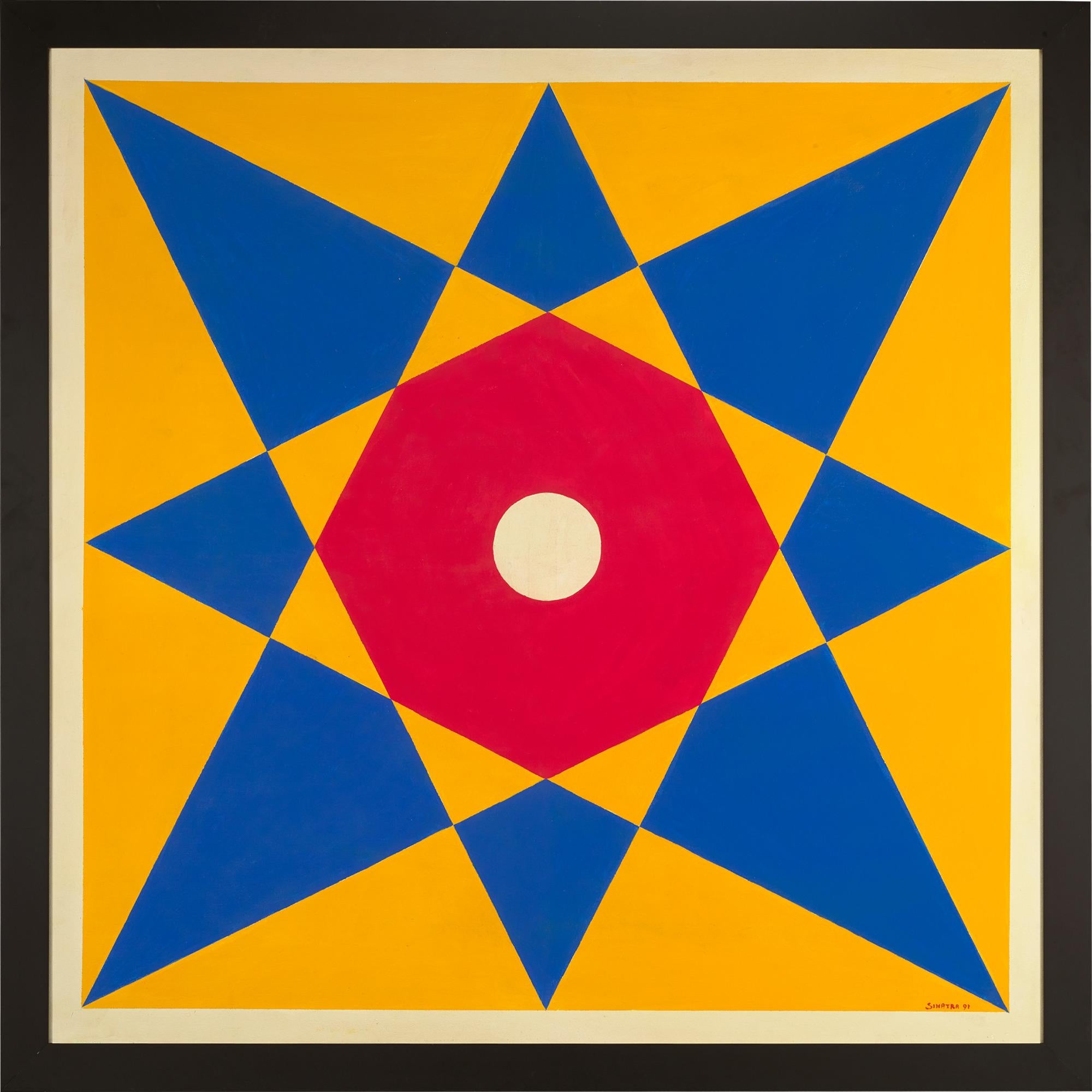 Frank Sinatra
1915-1998  American

Red and Blue Star

Signed 