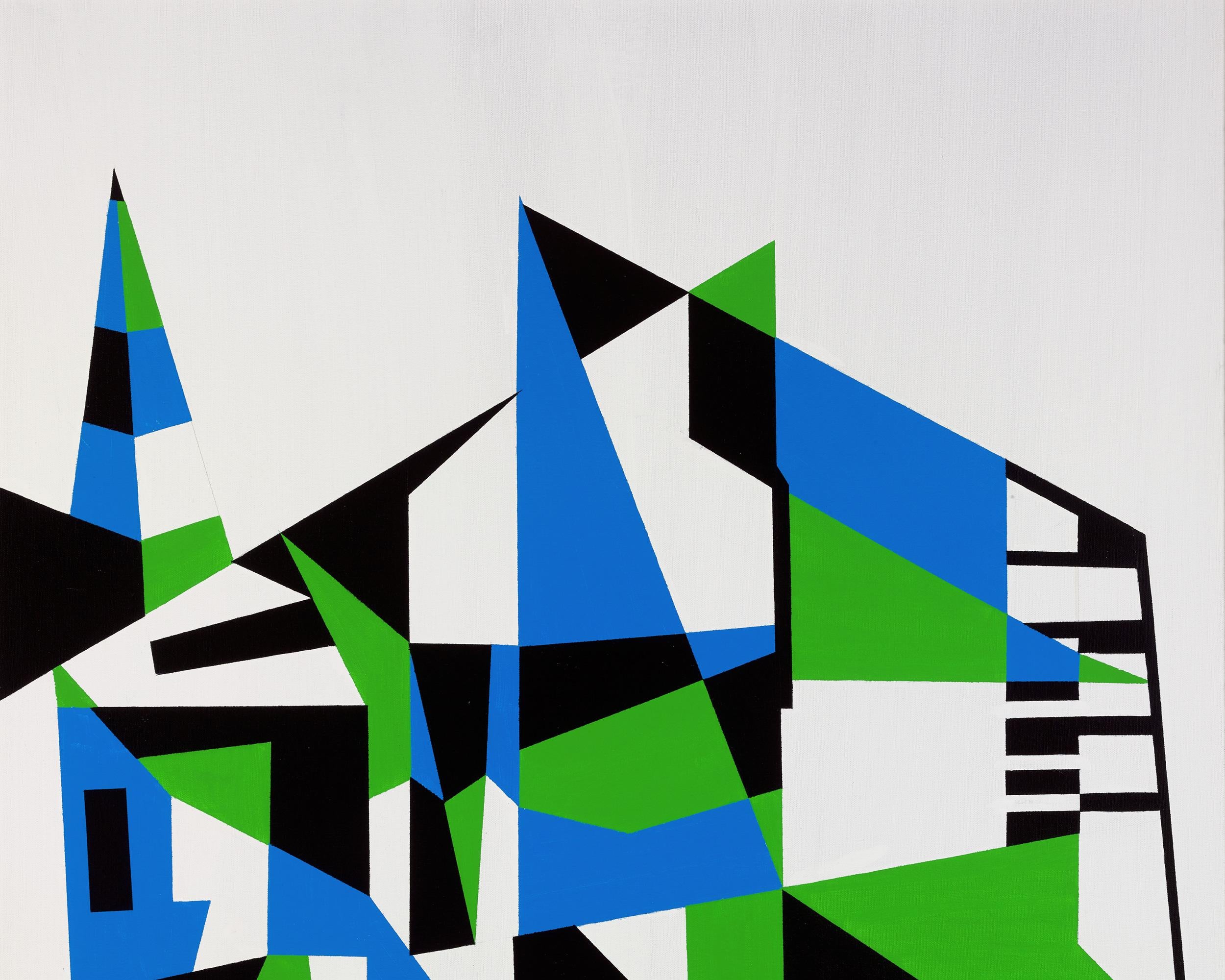Shapes in Green, Blue, and Black by Frank Sinatra 1