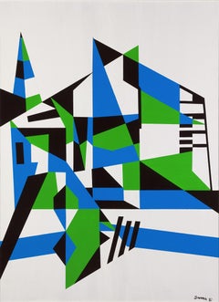Shapes in Green, Blue, and Black by Frank Sinatra